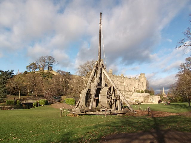 Trebuchet with South Front view