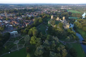 Local areal view of WC