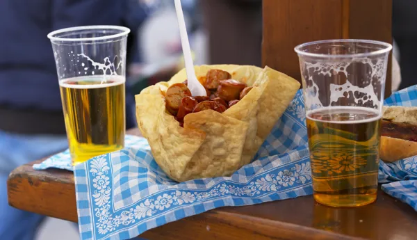 Warwick Castle Oktoberfest Food