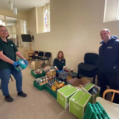 Food Bank Donation Warwick Castle (002)