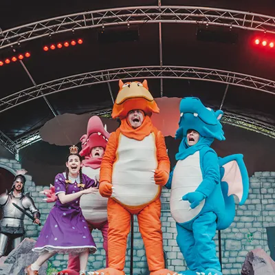 Zog Live Show - all characters roaring